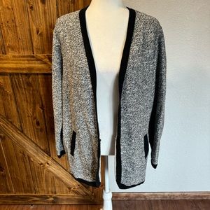 Lands end | black and white open cardigan | Sz 18 (XL P)